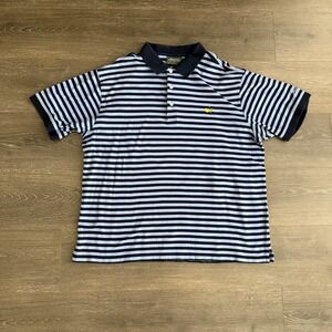 Masters‎ Collection Blue Golf Polo Georgia Mens XL 100% Pima Cotton Old Money